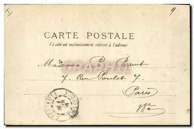 As Servidões do Castelo dos Vaux (S.-S.-O.) — A. Sourdéa, Versailles — Verso