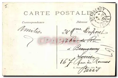 Antica Abbazia dei Vaux-de-Cernay (S.-et-O.) — Lato del Parco — E. Maleuit, Fot. Ed. Parigi, n° 2170 — Verso