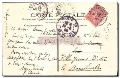 Stara Abpia Vaux de Cernay (S.-et-O.) — Strona Parku — Wydawca nieznany, n° 35 — Rewers