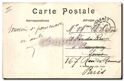 Vaux-de-Cernay — Il Ponte dei Marechiai — E. Malouit, F. M. — Verso