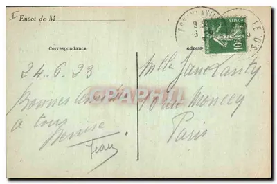 Abpia Vaux blisko Cernay-la-Ville — E.M. n°2194 — Rewers