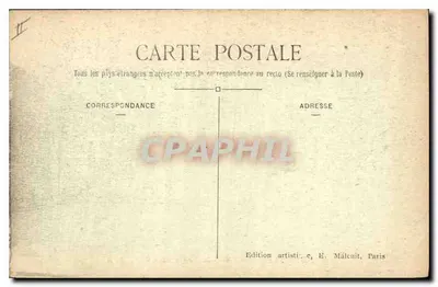 Abadía de Vaux-de-Cernay — ruinas y edificios cubiertos de enredadera — E.M. n°2192 — Reverso