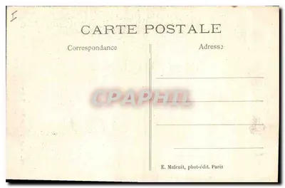 Abadía de VAUX-de-CERNAY — La Fontaine — E. M. — Reverso