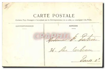 Saint-Germain-en-Laye — Zamek — wydawca anonimowy, nr 47 — Rewers