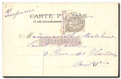 Saint-Germain-en-Laye — El Castillo (la terraza) — A. Brossard, editor, París — Reverso