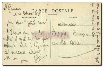 Saint-Germain-en-Laye — O Castelo, a Igreja, a Estação « O Amor e a Loucura », de Darbefeulle — Verso