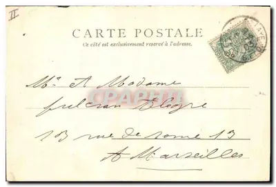 Zamek i Statua Thiersa — St. Germain-en-Laye — Rewers