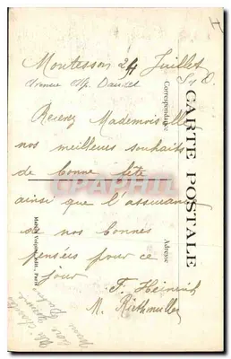 Saint-Germain-en-Laye — Zamek i Stacja — M. V. — Rewers