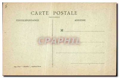 St-GERMAIN-en-LAYE — O Pavilhão Henri IV, onde nasceu Luís XIV — Imp. Piolet 'L'Abellie', Asnières-Paris — Verso