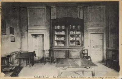 Chambéry - Les Charmettes - Salle à manger — éditeur M. Thumon Perrin