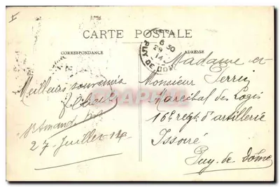 Castello di Meillant — vicino a St-Amand-Montrond (Cher) — editore sconosciuto, n° 246 — Verso
