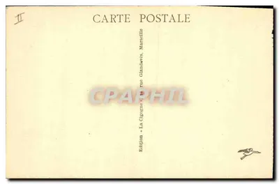 Aix-en-Provence — O Casino Municipal — Edição La Cigogne, Marselha — Verso