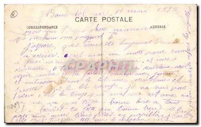 AIX - Hotel du Roy René — Edición Paul Marcel — Reverso
