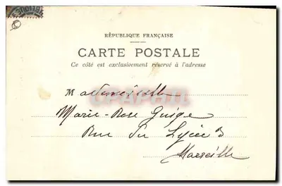AIX-EN-PROVENCE — Hotel d'Espagnet (século XVIII) — Coleção C. M. — Verso