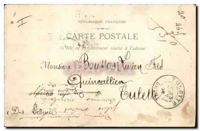 Aix-en-Provence — Hotel Forbin (século XVII) — Lith. A. Dragon Aix (Phot. Bourvelot) — Verso