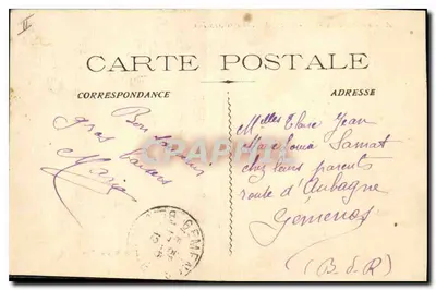 AIX-EN-PROVENCE - Hotel dos Termas Sextius — J. P. Bouis, Ed. — Verso