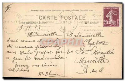 Aix-en-Provence — Ujęcie termalne — Wielki Hotel Hermès Sex. I.S. — Rewers