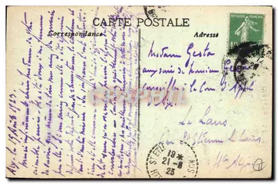 Aix-en-Provence — Cariatides del Hotel d'Espagnet (siglo XVII) — Reverso