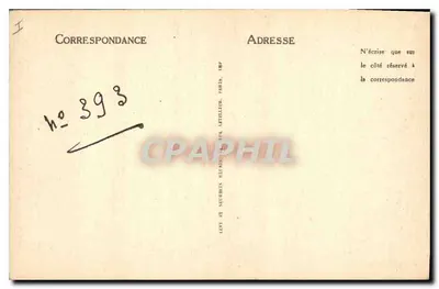 Aix-en-Provence — Porta Velha — Hotel de Simiane de la Cépède — Rue Chastel — LL. — n°61 — Verso