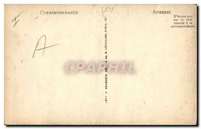 Hotel de Simiane de Lacepède — Aix-en-Provence — Editora Tavelle, n°1 — Verso