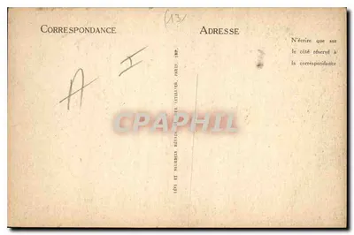 Aix-en-Provence — Porta Velha, rua Thiers — LL, n°62 — Verso