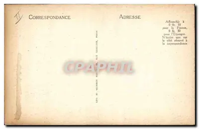 Aix-en-Provence — Antigo Hotel de Grasse de Castillan — Hotel Guigou, Rue Roux-Alphérán, 40 — Guittard — Verso