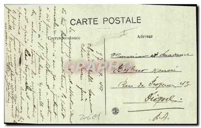 AIX-EN-PROVENCE — La Grande Fontaine — C. JARON & Cie — Verso