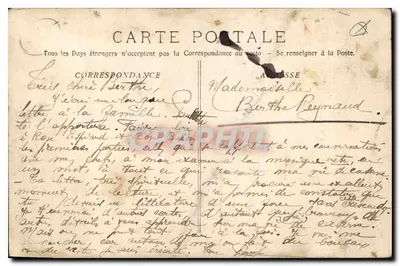 Aix-en-Provence - Fontaine Chastel e Igreja da Magdalena — Coleção Jaussaud — Verso