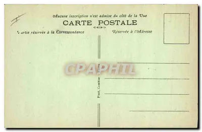 AIX-EN-PROVENCE — Fontaine des Quatre Dauphins — editor Sacon, n° 105 — Verso