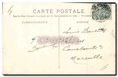 Aix-en-Provence — Fonte dos 4 Duques — Lycée Mignet — Coleção Jaussaud — Verso