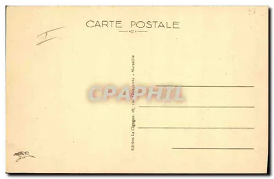 Aix-en-Provence — Fuente de los 4 Delfines (1667) — Édition La Cigogne, Marsella — Reverso