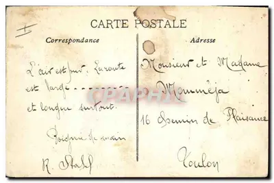 AIX EN PROVENCE — A Fonte de Água Quente — JB Badié, Editor — Verso