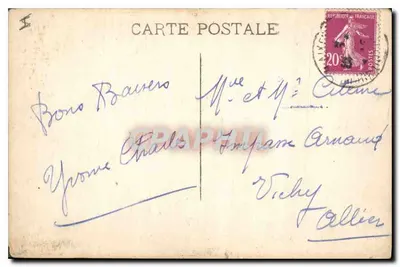 Aix-en-Provence — Fontanna z ciepłej wody — wyd. Papeteries Bouis — Rewers