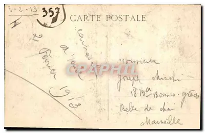 AIX-en-PROVENCE — A Fonte de Água Quente — Coleção Unic — Verso