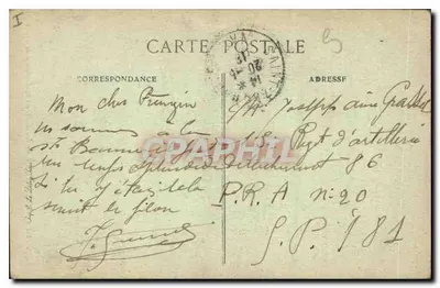 LA SAINTE-BAUME — As Escadas conduzindo à Gruta — Editor C.P.D. n°1467 — Verso