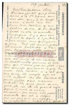 Bosque de la Santa Baume — camino y rocas — Les Belles Éditions Françaises, Nice — Reverso