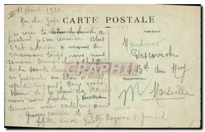 La Sainte-Baume — Vista Geral — Editor anônimo, n° 17 — Verso