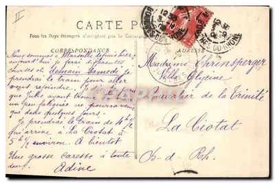 La Sainte-Baume — Wspinaczka na jaskinię — Fototypia R. Lacour - Marcelin, n°705 — Rewers