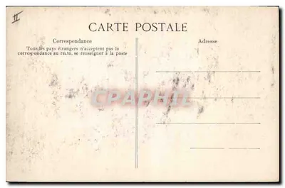 La Sainte-Beaume — vista da estrada e do paisagem montanhosa — Editora ELP, n° 1111 — Verso