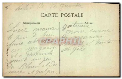 La Sainte-Baume — A Hóspede — Vista geral — Editor E. Le Deley, Paris, n° 2674 — Verso