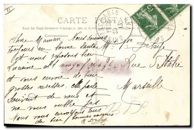 La Sainte-Baume - Subida para a Gruta — E. Lacour — 705 bis — Verso