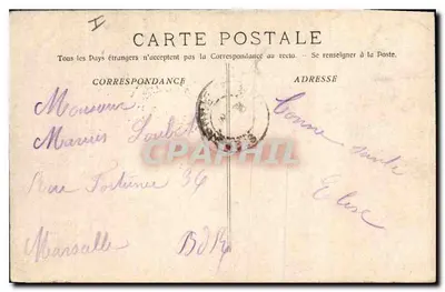 La Sainte-Baume - Wewnętrzne wnętrze jaskini — Phototypie E. Lacour, Marseille, n° 478 — Rewers