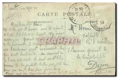 La Sainte-Baume - A Entrada da Gruta — Hôtellerie de la Sainte-Baume, St-Zacharie (Var) — Verso