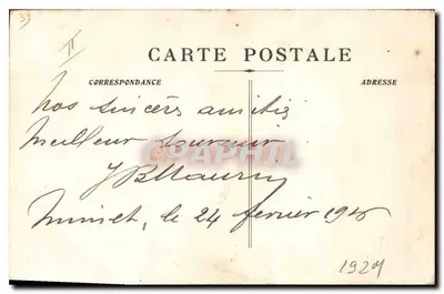 La Sainte-Baume — Aankomst in de grot — uitgever onbekend, n° 33 — Achterkant