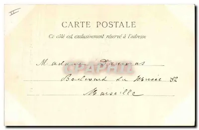 Sainte-Baume — O Santo-Pilão — A. Lezér, Fot. — Verso