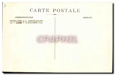 La Sainte-Baume — Ogólny widok — Hotel La Sainte-Baume, St-Zacharie (Var) — Rewers