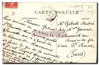 La SAINTE-BAUME – Algemene uitzicht genomen vanuit de grot – n°29 — Achterkant