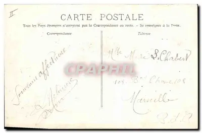 La Sainte Baume - Algemene uitzicht — Fototypie E. Lacour Mar 1919, n°919 — Achterkant