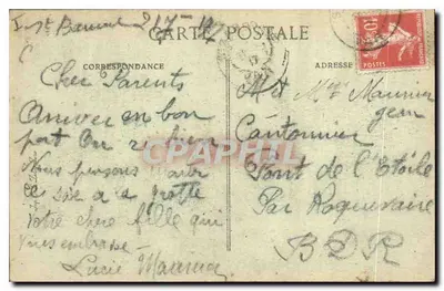La Sainte-Baume — La Grotte et le Saint-Pilon vu de l'Hôtellerie — 1962 — Rewers