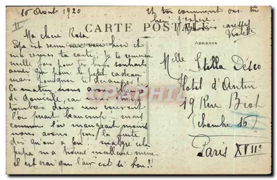 La Sainte-Baume — Vue Générale — Éditeur inconnu, n° 17 — Rewers